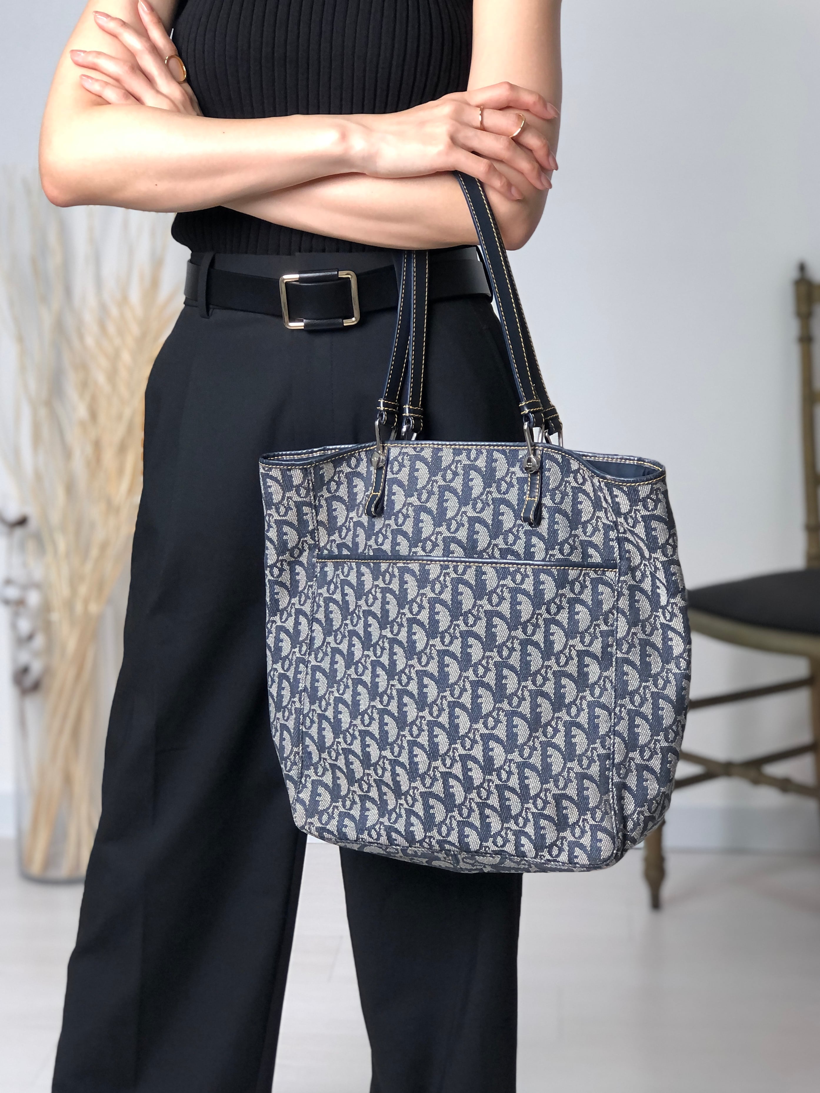 Christian Dior クリスチャン ディオール トロッター ハンドバッグ  