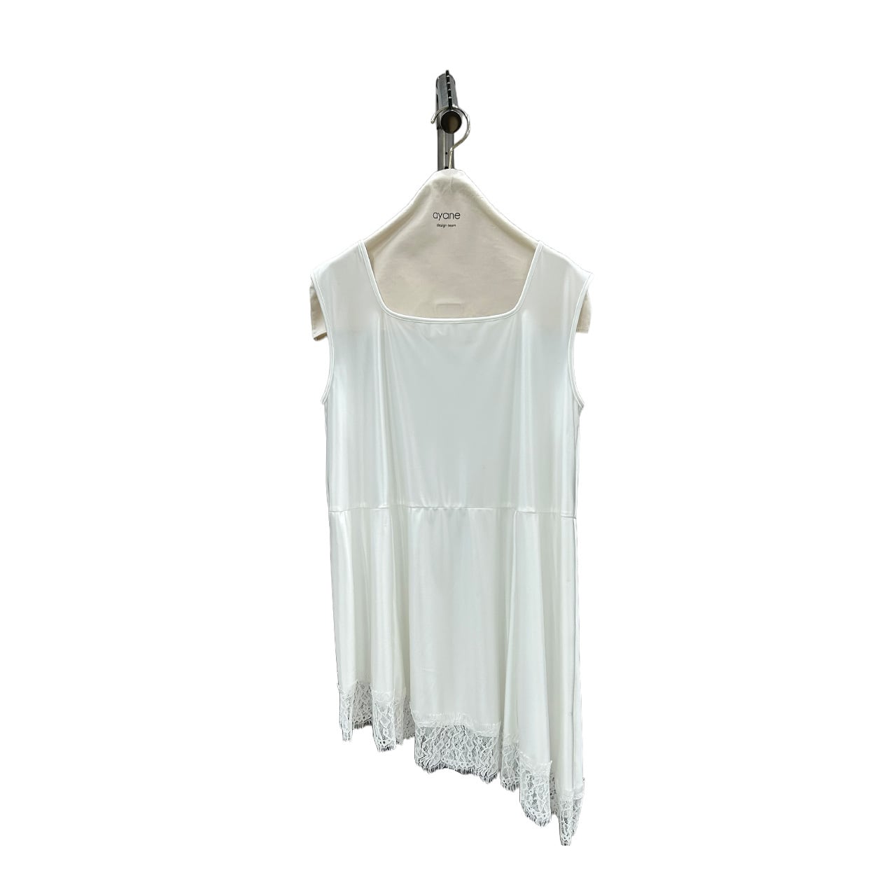 SALE【ayane】裾レースアシンメトリーフレアタンク 836605 アヤン