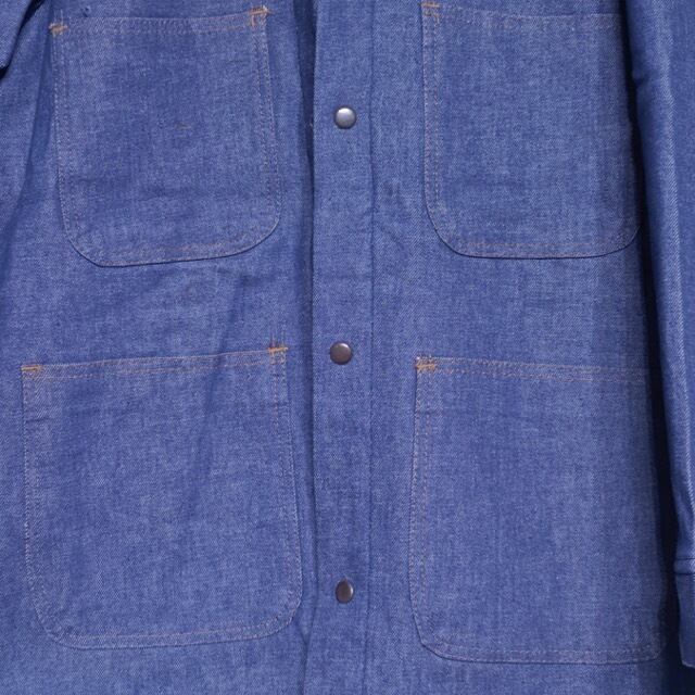 NOS !! 1980s~ SUI JAIL Denim Work Jacket with Stencil / USA 実物