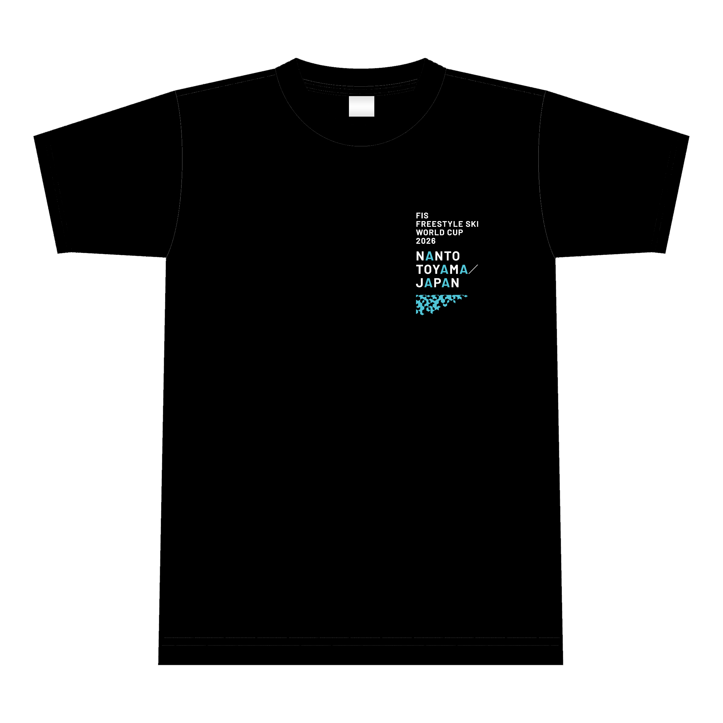 【公式Tシャツ】FIS モーグルワールドカップ 富山なんと大会 "ハシジマコウスケ Black"