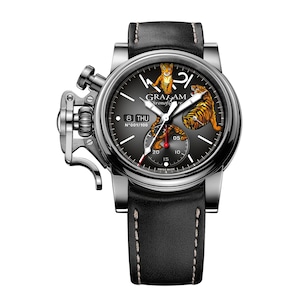 【GRAHAM グラハム】世界限定100本 Chronofighter Vintage Nose Art TIGER クロノファイターヴィンテージ ノーズアート タイガー／国内正規品 腕時計