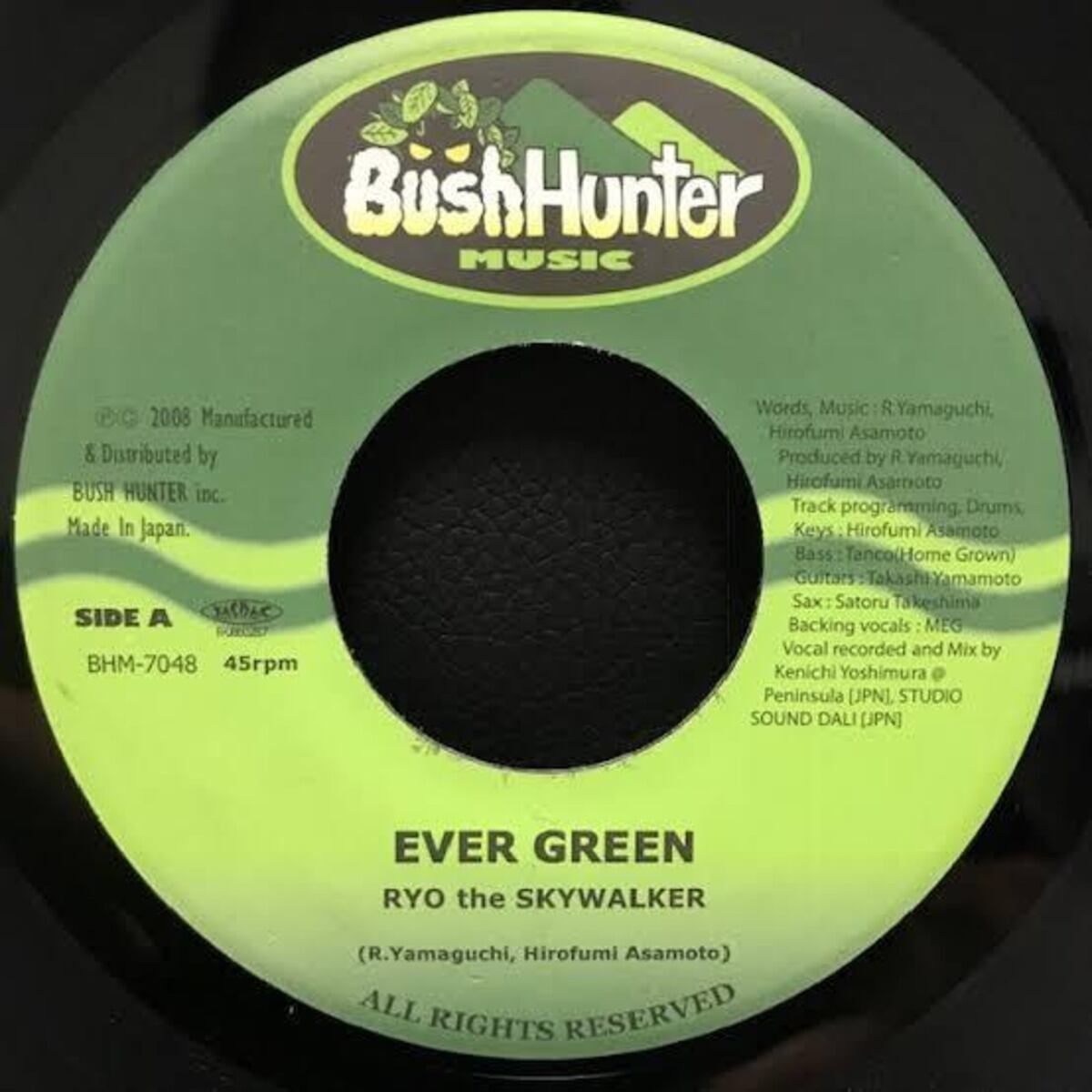 EVER GREEN / RYO THE SKYWALKER 7inch | 噂のレゲエ倉庫