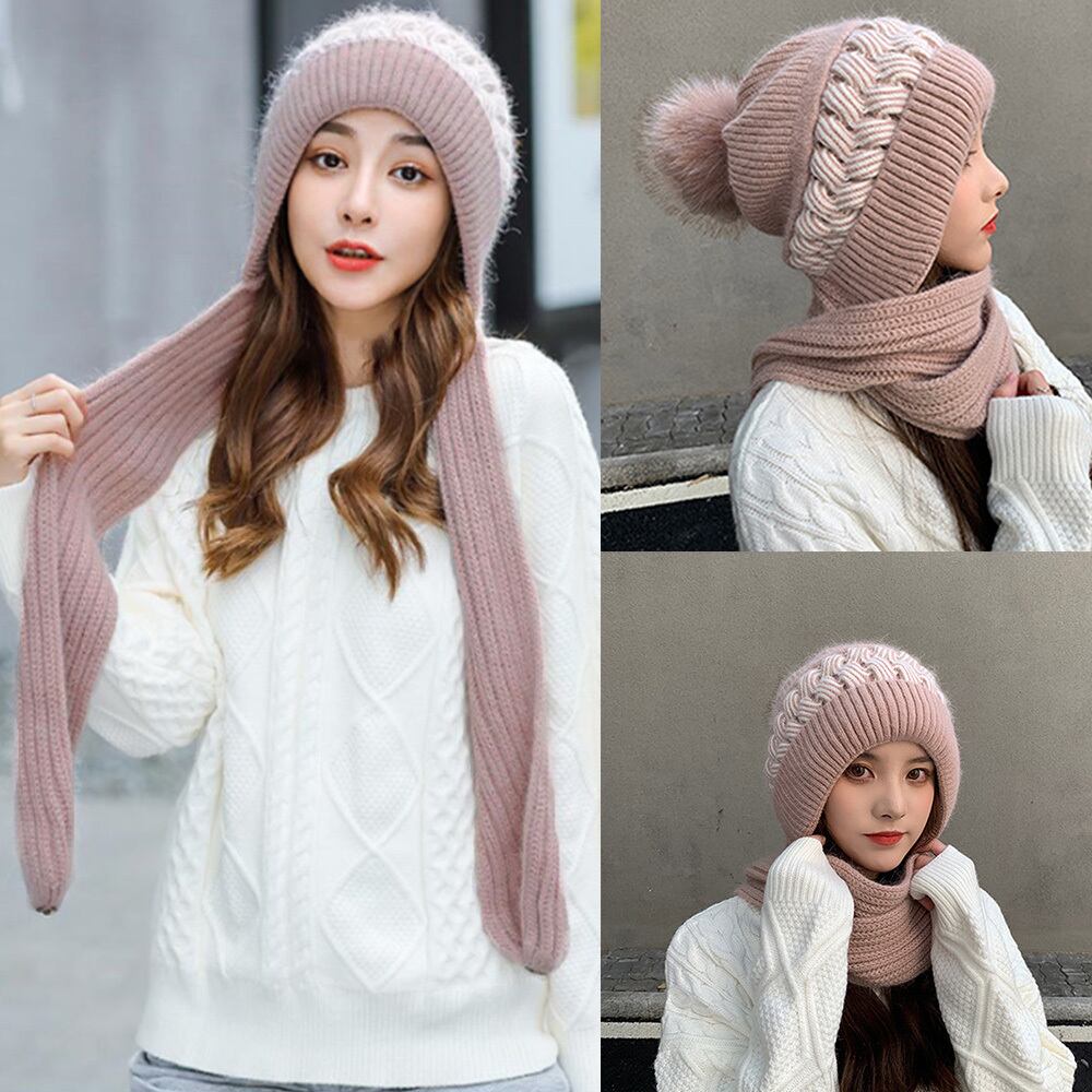 フードウォーマー レディース 防寒 秋冬 かわいい 大人 きれいめ おしゃれ カジュアル ニット帽 マフラー スキー アウトドア 大人可愛い 大人女子