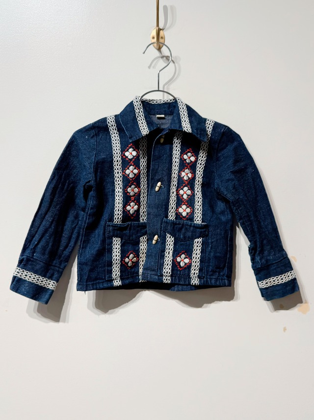 （KD620) kids Guatemalan denim shirt