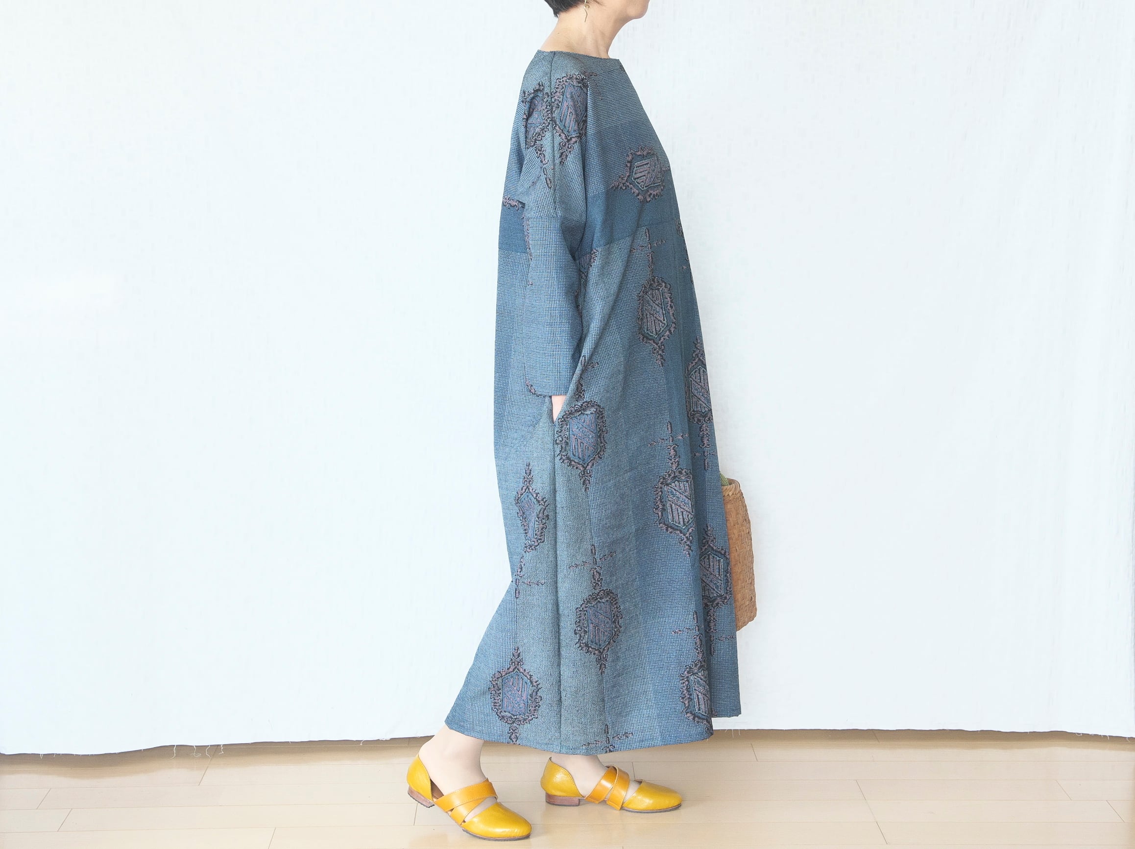 0871 シンプルドルマンワンピース