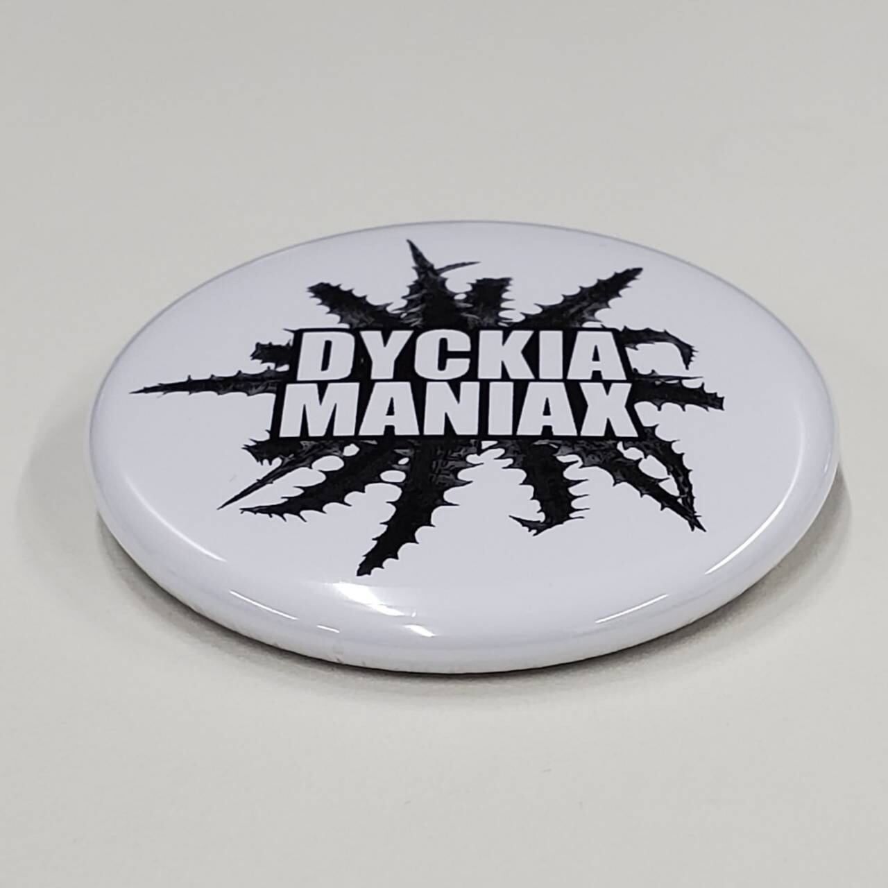 g001_ディッキアマニアックス缶バッジ（白） | Dyckia Maniax