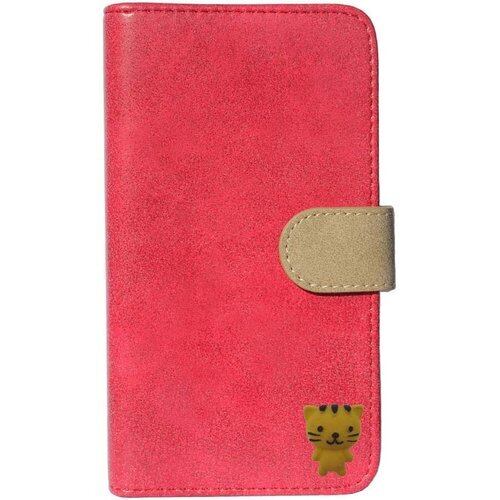 ロゼ Rosee apple iPhone7 ケース iPhone7 カバー アイフォン7 ケース iPhone7 手帳型ケース iphone 7 スマホケース iphone 7 手帳型カバー SIM無配合 スマホケース 全機種対応 ネコ 猫 虎 トラ アクセサリー 可愛い 国内生産 Red 66