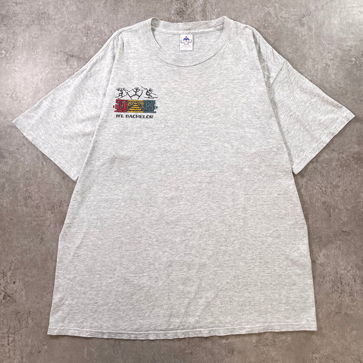 90年代 USA製 LIFE'S SHORT SKI HARD スキープリントTシャツ メンズXL