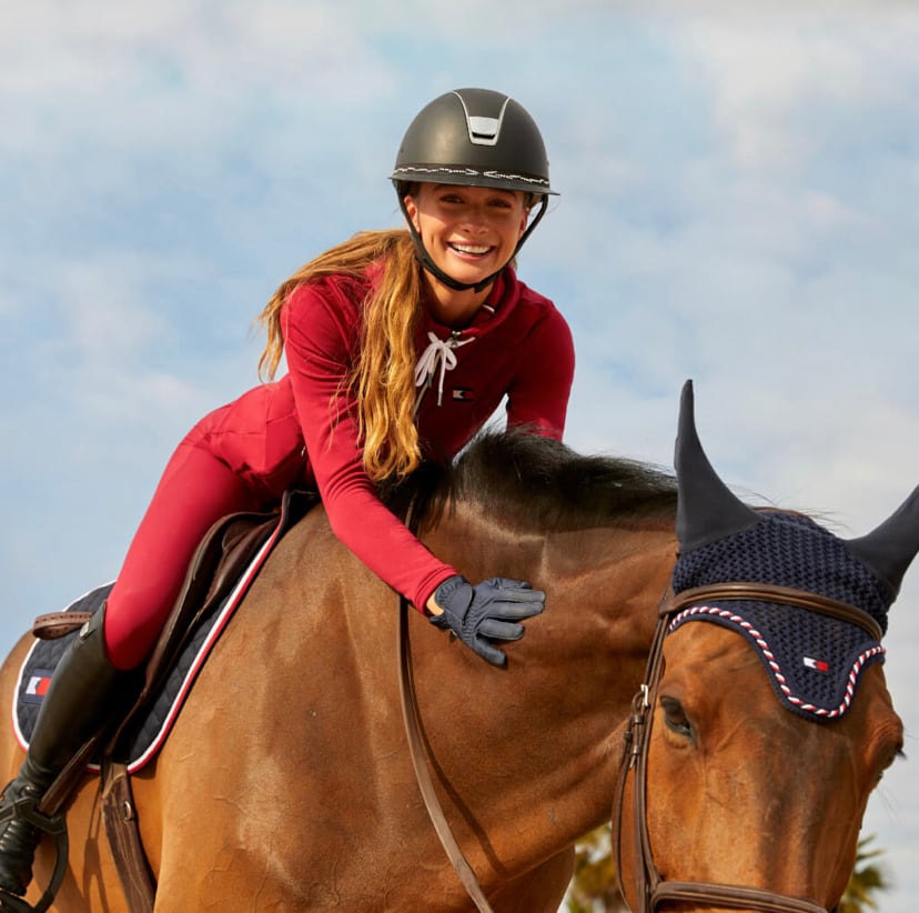 スウェットジップパーカー レディース Tommy Hilfiger Equestrian