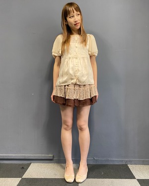 PATRIZIA PEPE silk mini skirt