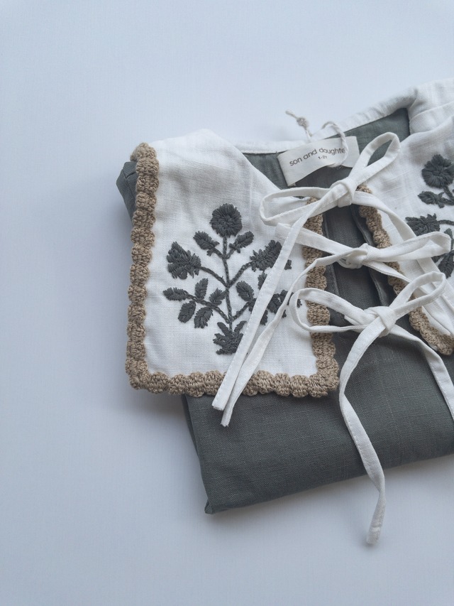 《即納》son and daughter / Talie Embroidery Mini Dress