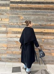 wool scarf coat 【New color】