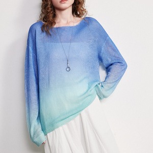 Gradient Sheer Knit Top / グラデーション シアー ニット トップス