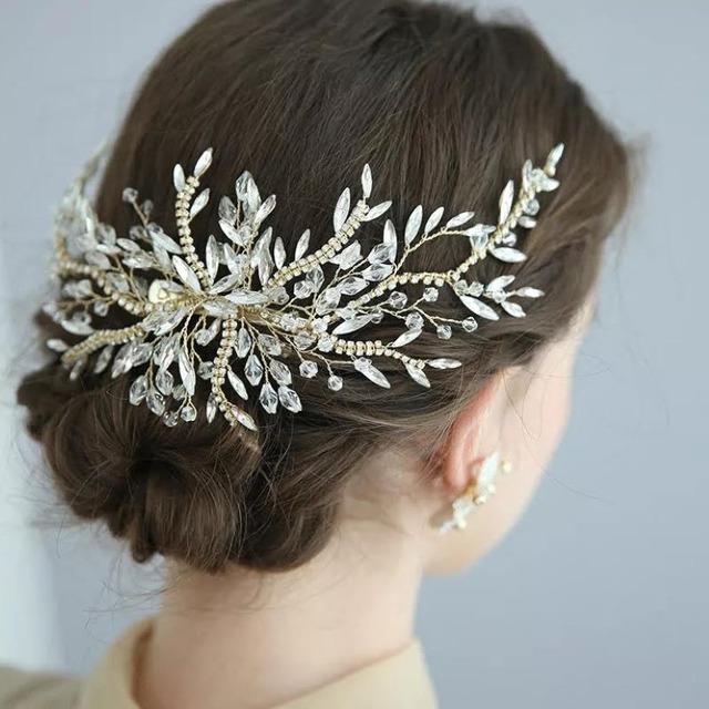 ビンテージラインストーンアクセサリー・ヘアアクセサリー２点set