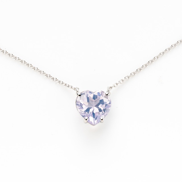 ラベンダークォーツ ハートNecklace