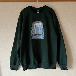 THE SKATE COMPANY × ROADHOUSE Holy Roller Sweatshirt【フォレストグリーン】