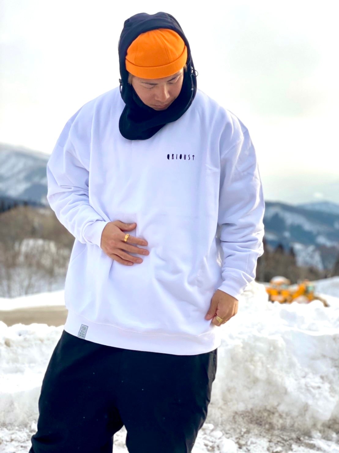 MAHF フリースアノラッククルーネックシャツ XL MAHF フリース