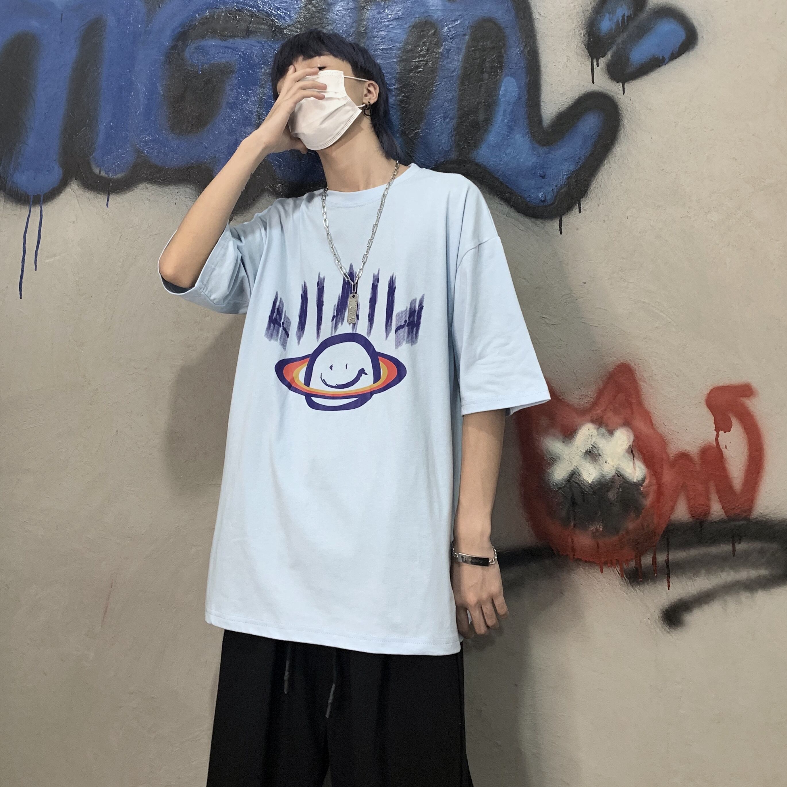 在庫有り即日出荷 韓国 ファッション 柄 シャツ プリント 韓流 ストリート Tシャツ パーカー トレーナー アクセサリー ネックレス リング 春服 正規販売店 ファッション レディースファッション Www Writeawriting Com