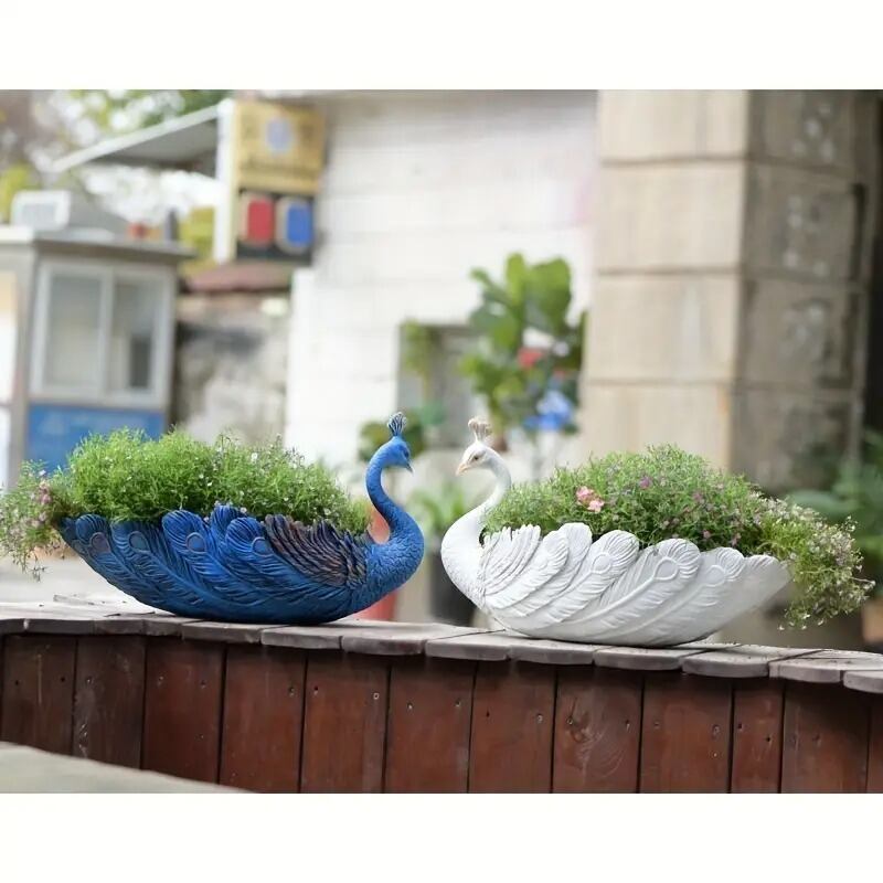 プランター 鉢 植木鉢 孔雀 ガーデニング フラワーポット 美しい