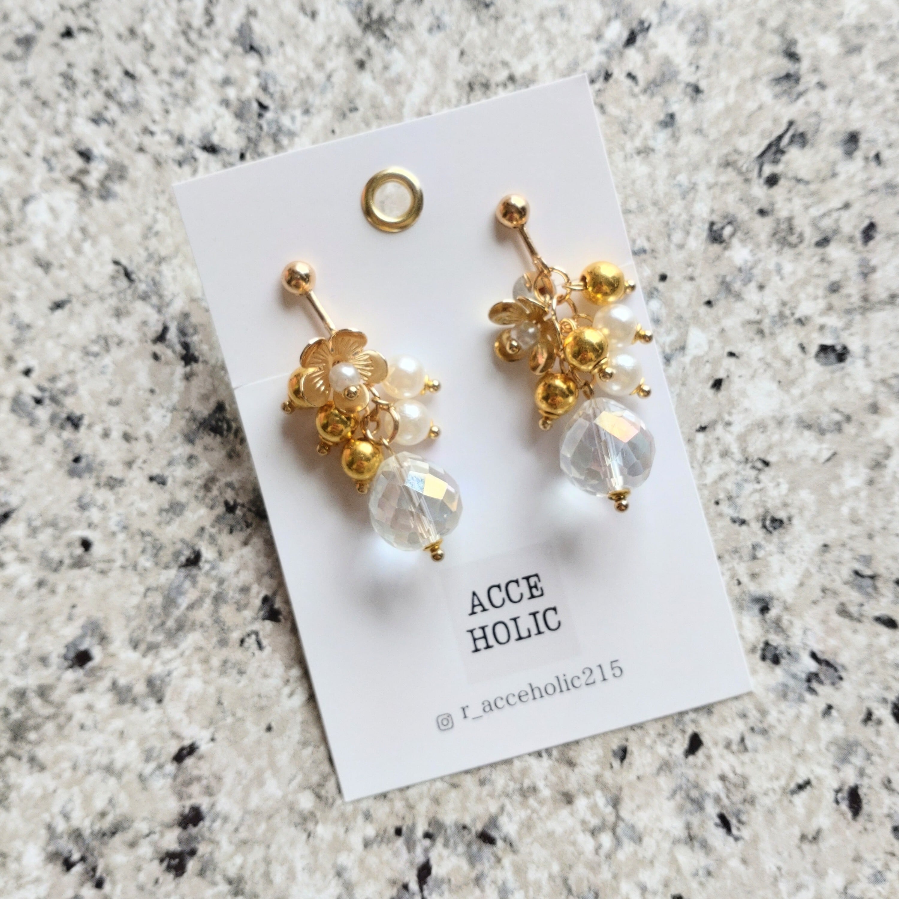 イヤリング ピアス じゃらじゃら 小ぶり | *金属アレルギー対応 イヤリング ピアス じゃらじゃら 小ぶり | *金属アレルギー対応