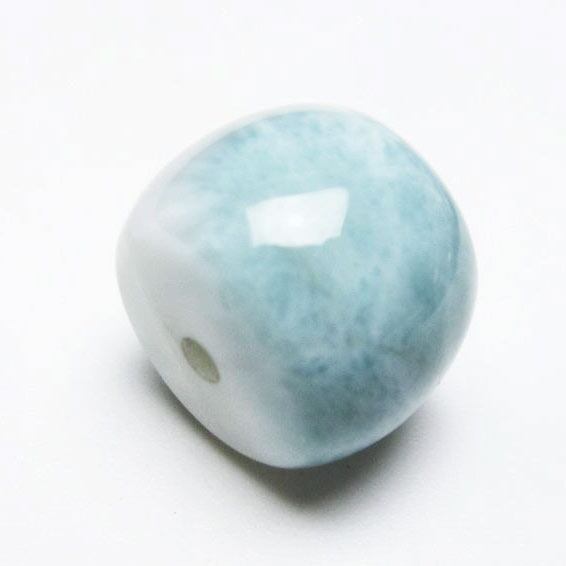 ラリマー パーツ ビーズ 穴あき アクセサリーパーツ ハンドメイド 一点物 メール便可 [M便 1/10] 112-11365