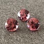 ダイヤモンドカット ブラウニッシュピンクジルコン 5mm