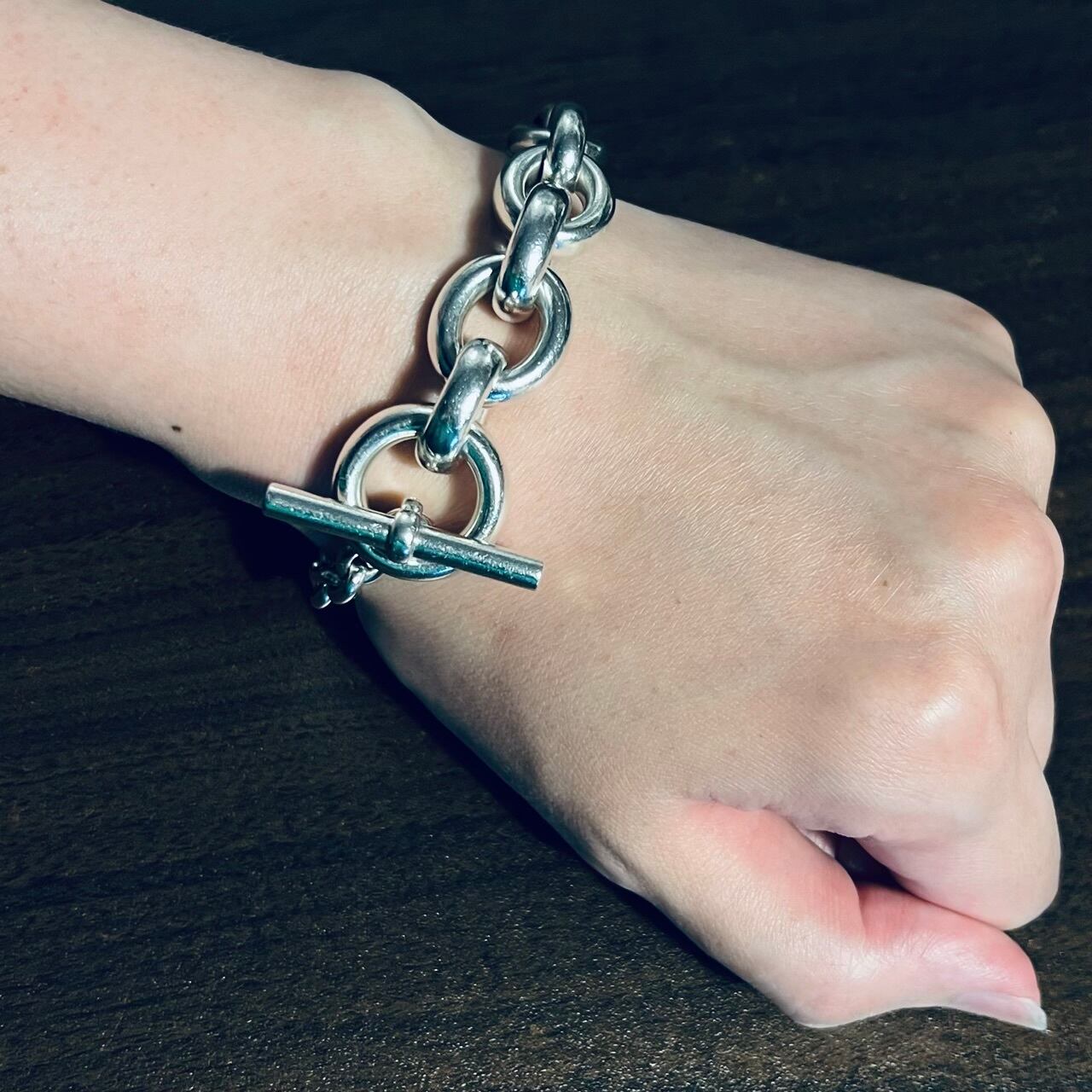 HERMES Crescendo Bracelet Sterling Silver | エルメス