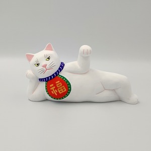 招き猫(白)