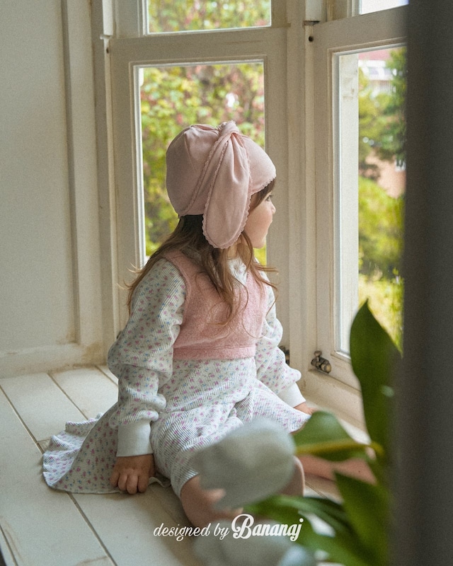 残り1点 即納⌇120-130cm 花柄 ワッフル ワンピース