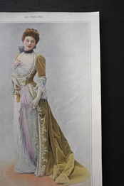 1900s Le Théâtre フランス ベルエポック的女優たちのポートレート Réjane アンティーク