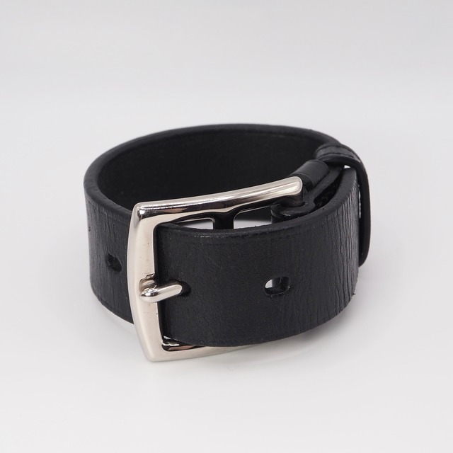 HERMES エトリヴェール レザー ブレスレット ブラック エルメス