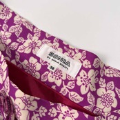 SONIA by SONIA RYKIEL ソニアバイソニアリキエル 花柄 フレア スカート サイズ 38 /オンワード樫山/パープル/ミニスカート