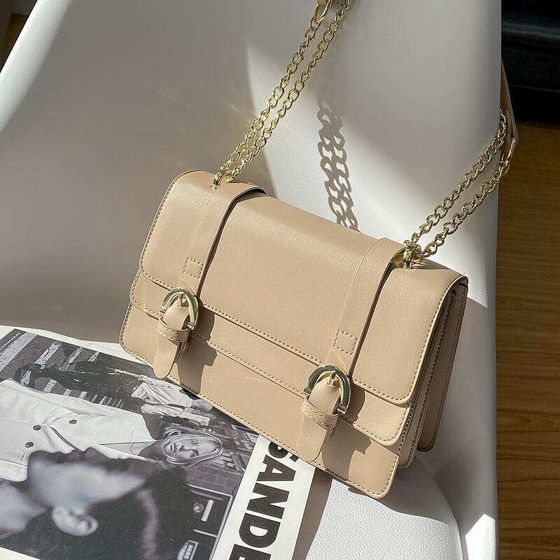 スタイルウィンターレッドチェーン シングル 冬物 スクウェア 手作りハンドバック49281256464