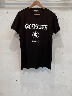 GODSIZE® 'WOLF' LOGO TEE [BLACK]