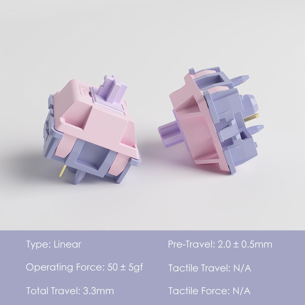 キースイッチ Akko フェアリー リニア 45個 50gf 49cN 5ピン