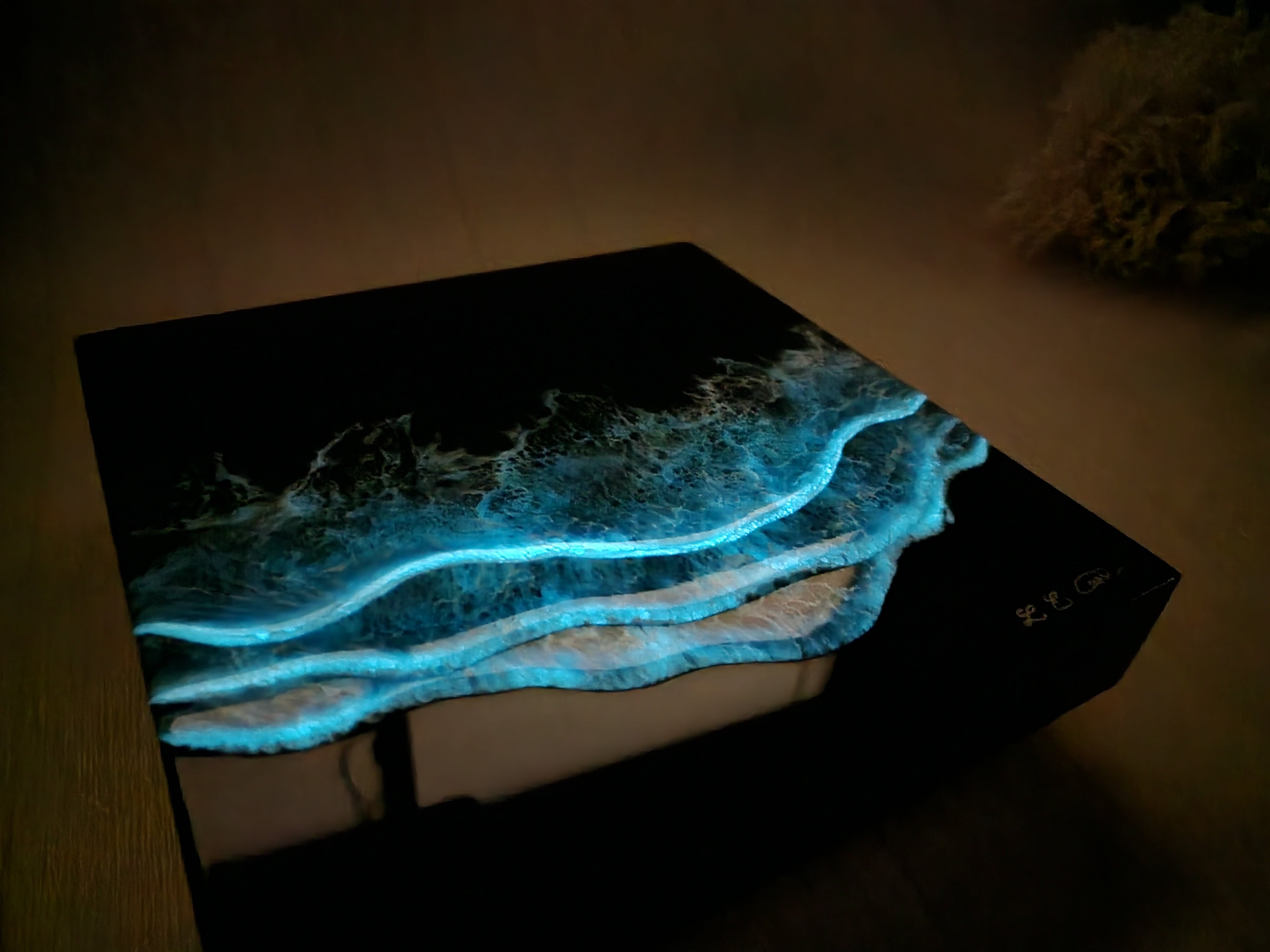 116.オーシャンレジンアート 3wave