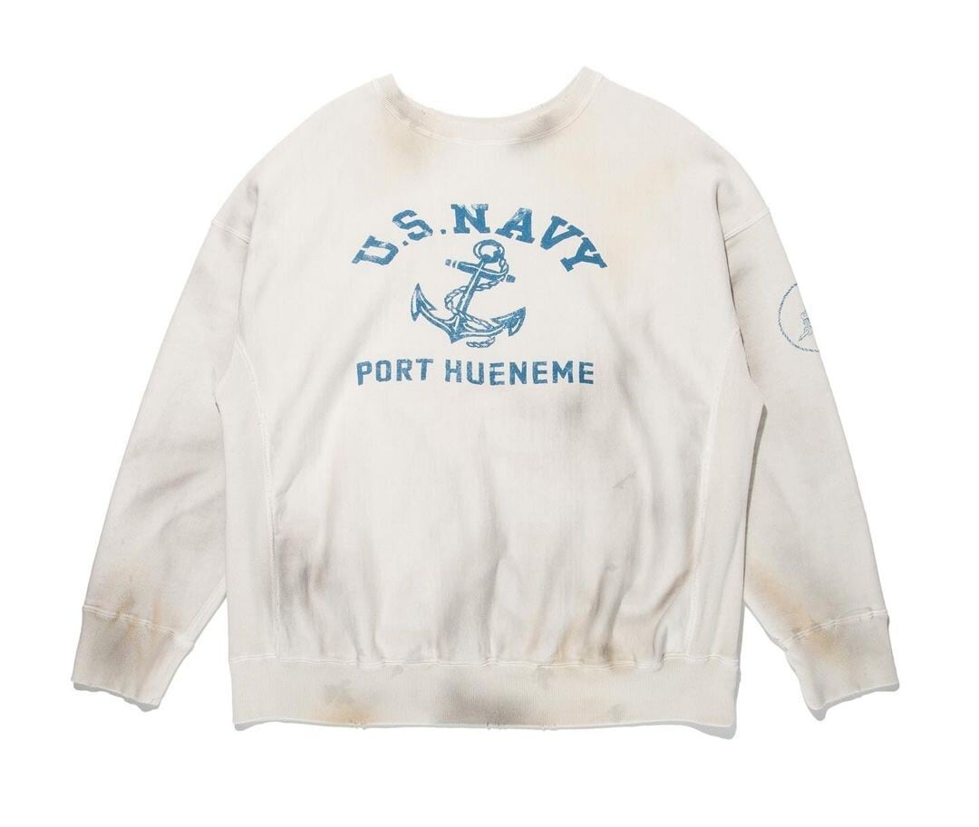BOWWOW "USN SEEBEES SWEAT SHIRTS AGING"