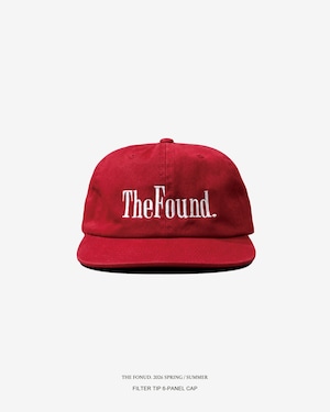 FILTER TIP 6-PANEL CAP RED