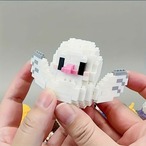 12個セットの鳥のブロック おもちゃ クリエイティブ DIY かわいい鳥