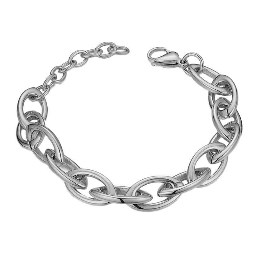 oval chain bracelet｜SILVER