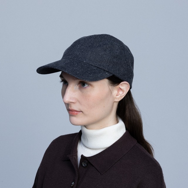 Nine Tailor(ナインテイラー) 26AW "Fennel Cap" -BK Nep Denim-