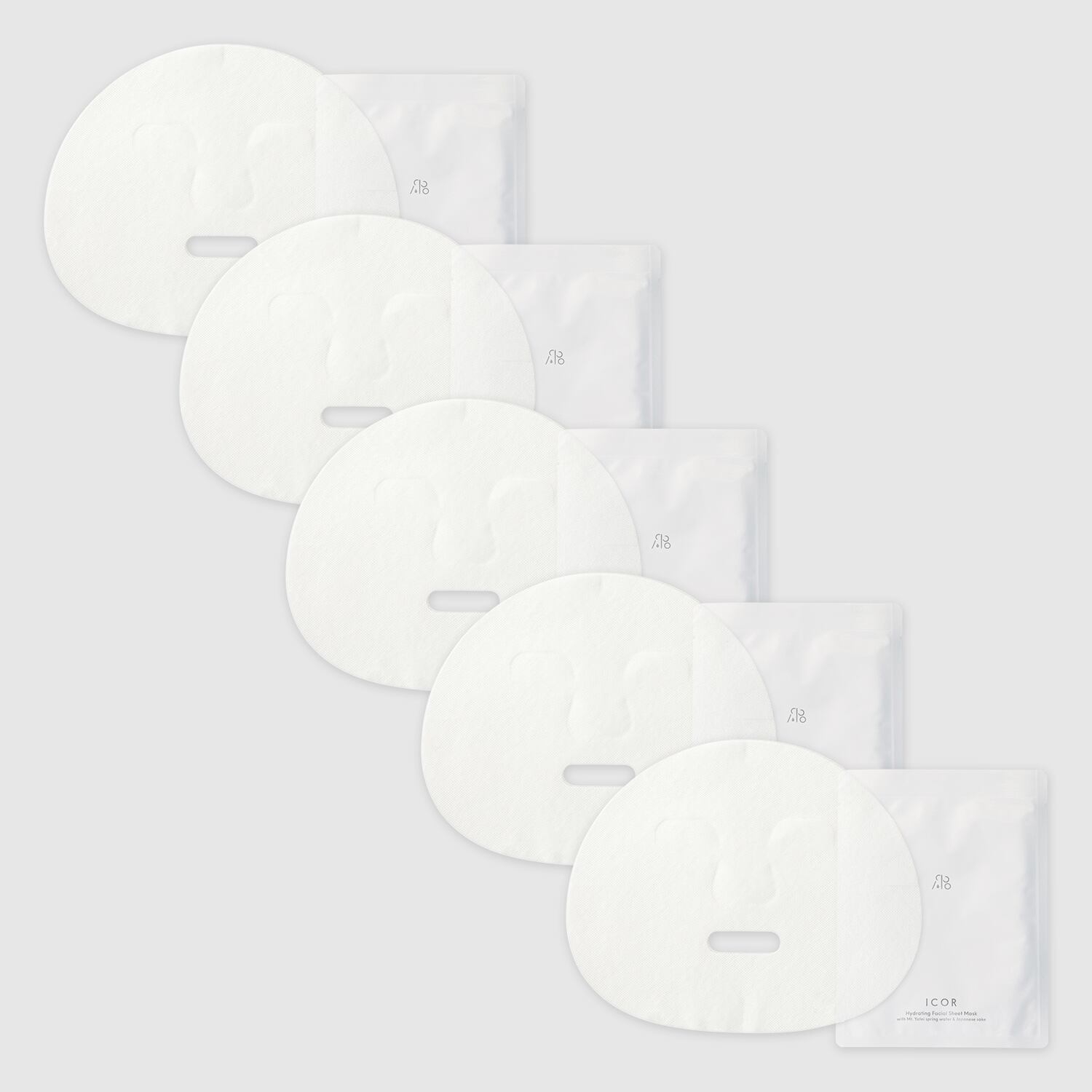【美】イコICOR sakeフェイシャルマスク(5枚)