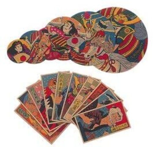 めんこ 12個入り 【時代めんこセット】   Menko (Japanese caed game)