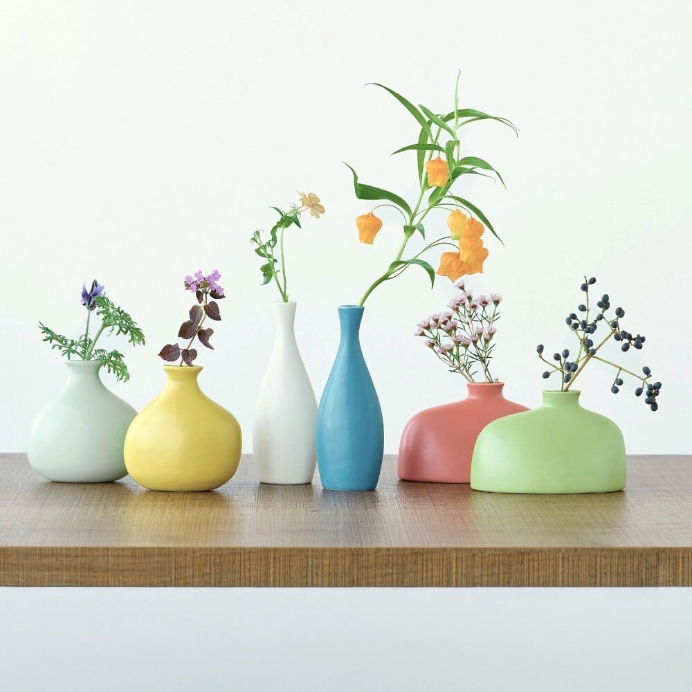 展示品】 カッシーナ「SAYASUKA サヤスカ」 陶磁器フラワーベース