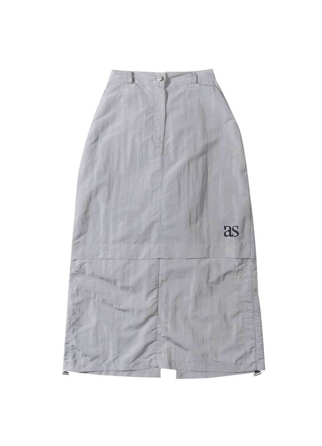 [as”on] ARRAY LOGO SKIRT / GRAY 正規品 韓国ブランド 韓国通販 韓国代行 韓国ファッション as on ason