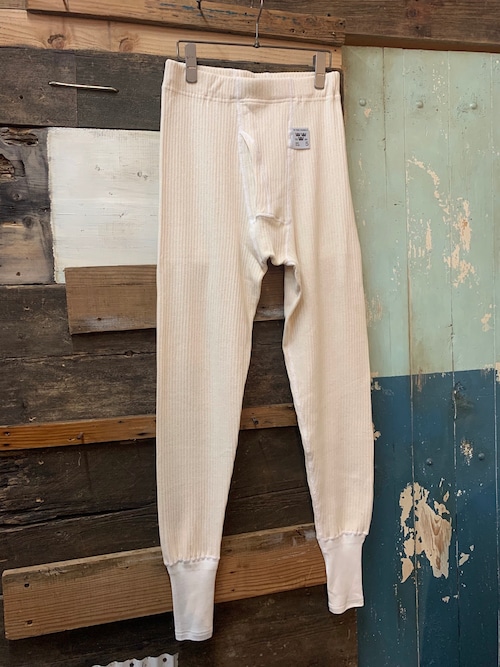 90's swedish army cotton rib under pants deadstock