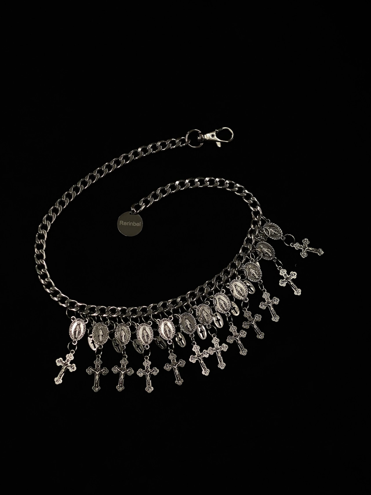 【RE RINBEL】Punk Cross Necklace 10032