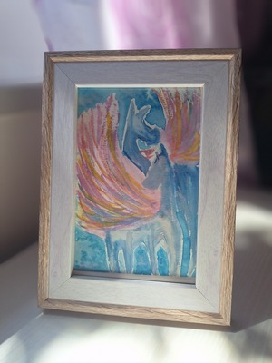 『対のペガサス』｜水彩画 原画（一点限り）