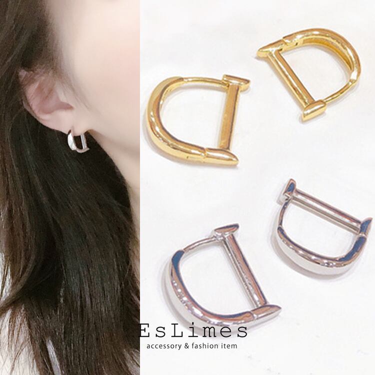 Y040421) K18 YG フープピアス レディース｜アクセサリー