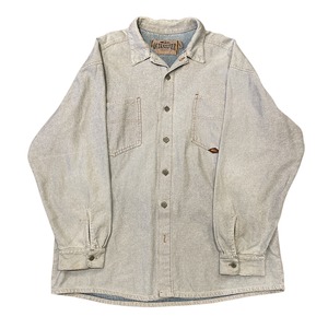used デニムワイドシャツ